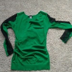 VENUS Sexy Green Top,S